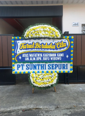 Papan Bunga Duka di Labuhan Haji