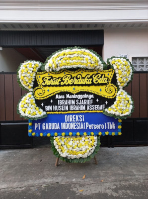 Papan Bunga Duka di Labuhan Haji