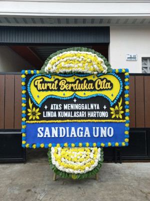 Papan Bunga Duka di Labuhan Haji